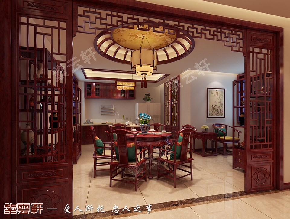天津家庭中式装修设计复古气息俘获人心