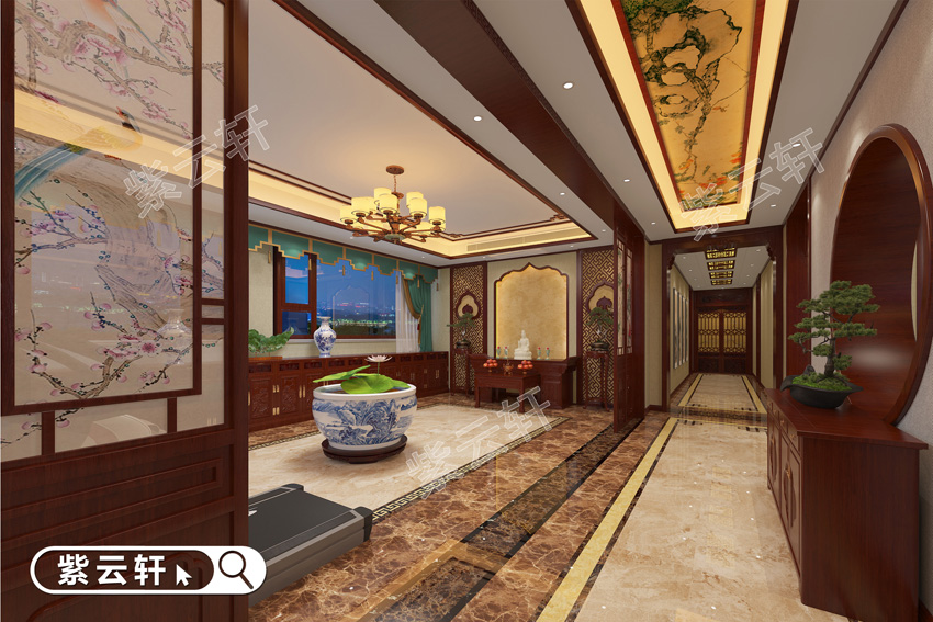 中式玄关设计装修