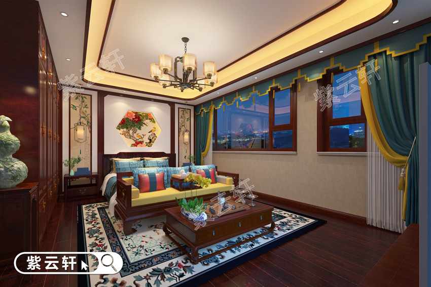 中式风格卧室装修设计