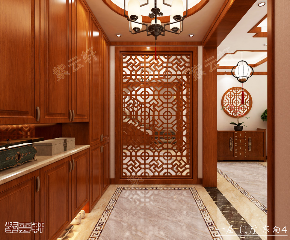 中式门厅装修设计