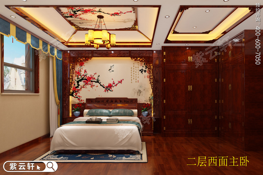 中式别墅卧室