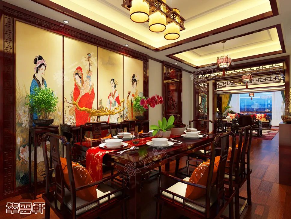 中式餐厅装修设计