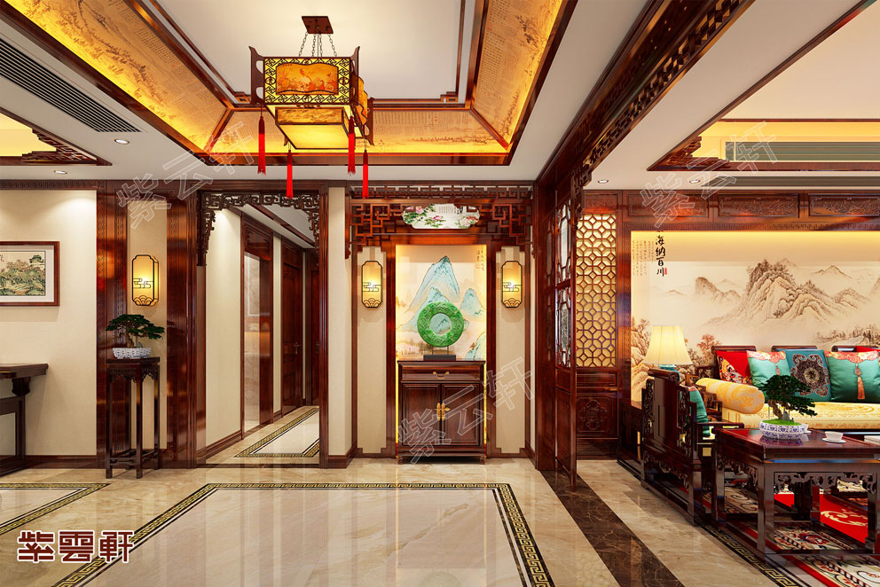 门厅中式装修设计