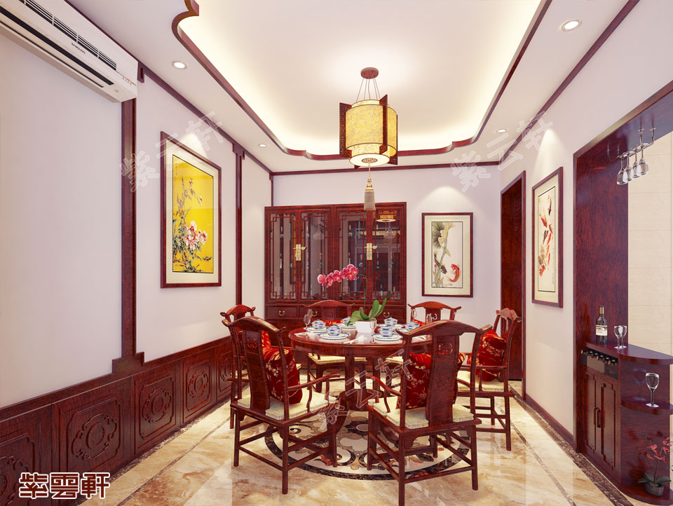 中式餐厅装修效果图