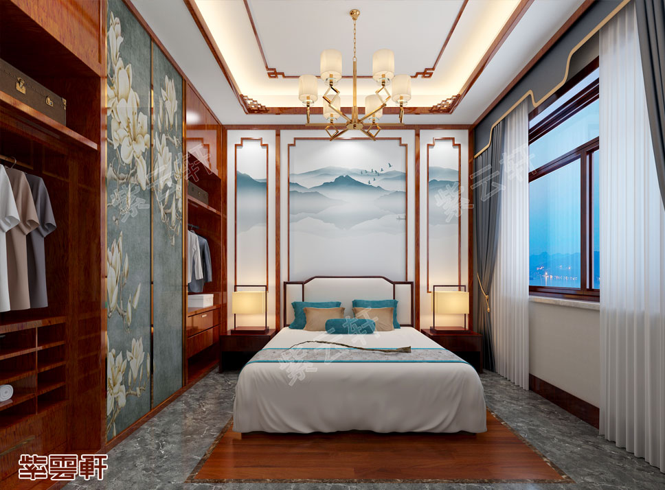 中式风格卧室装修设计