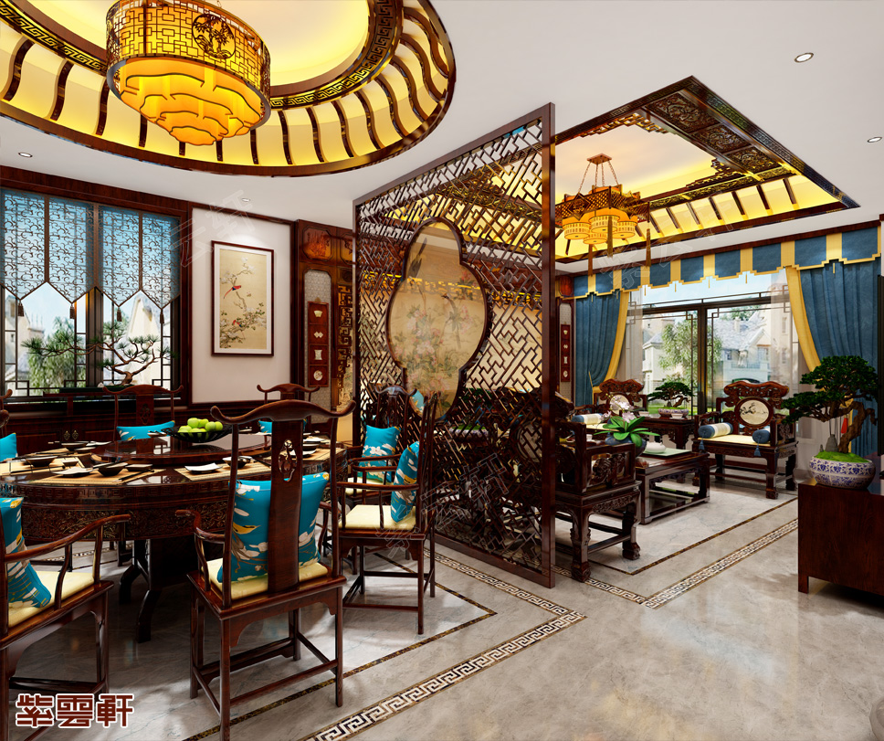 中式餐厅装修设计