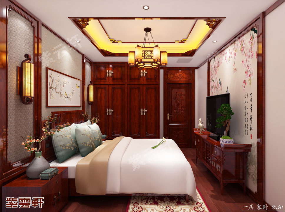 卧室中式装修效果图