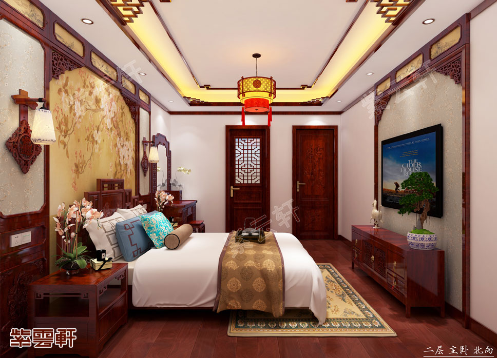 中式卧室设计实景图