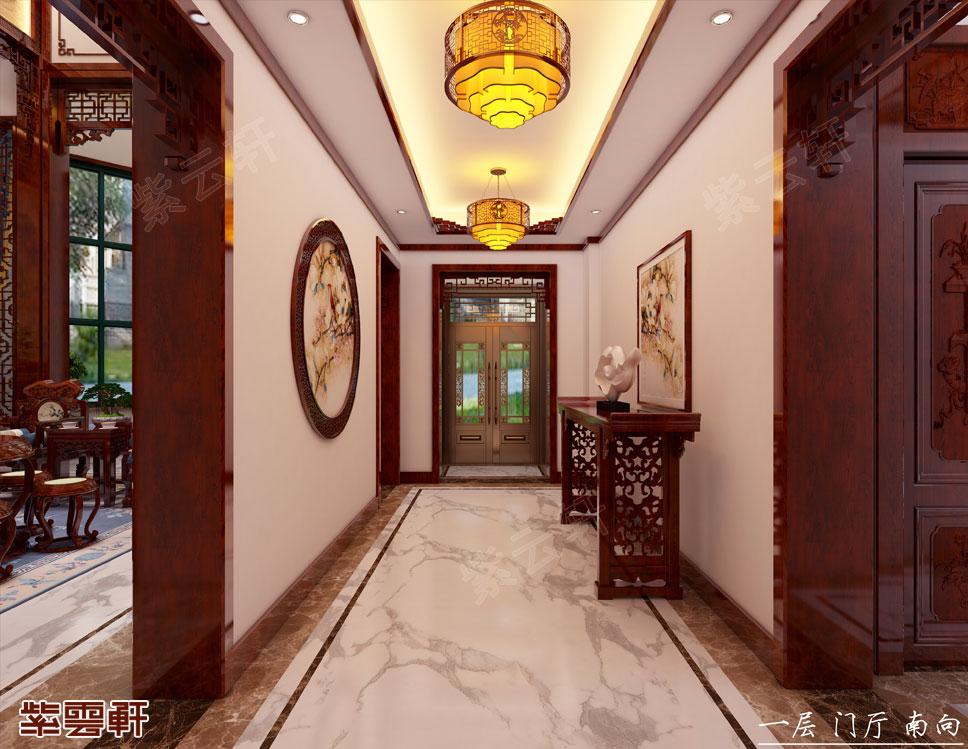中式门厅装修设计