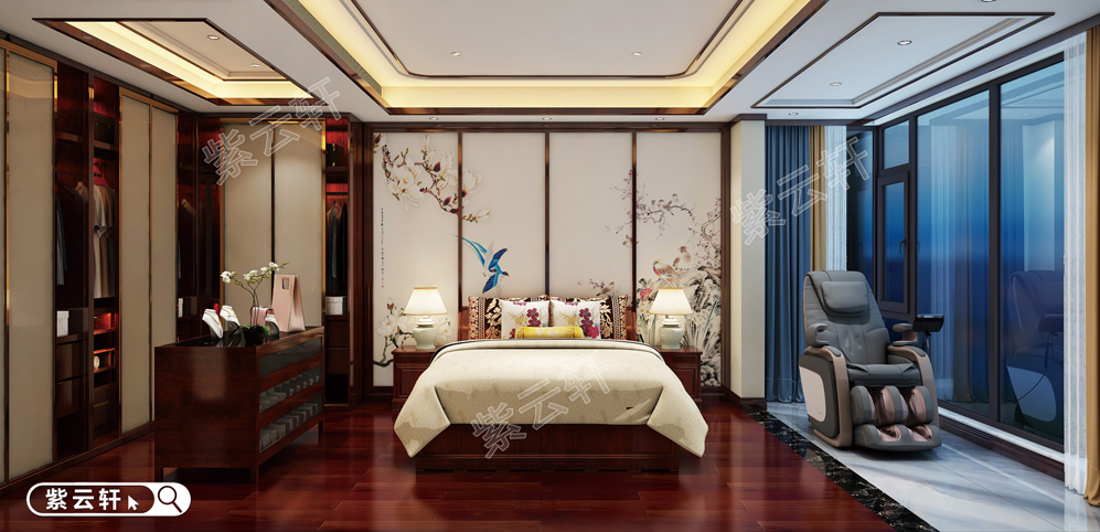 中式风格别墅卧室装修