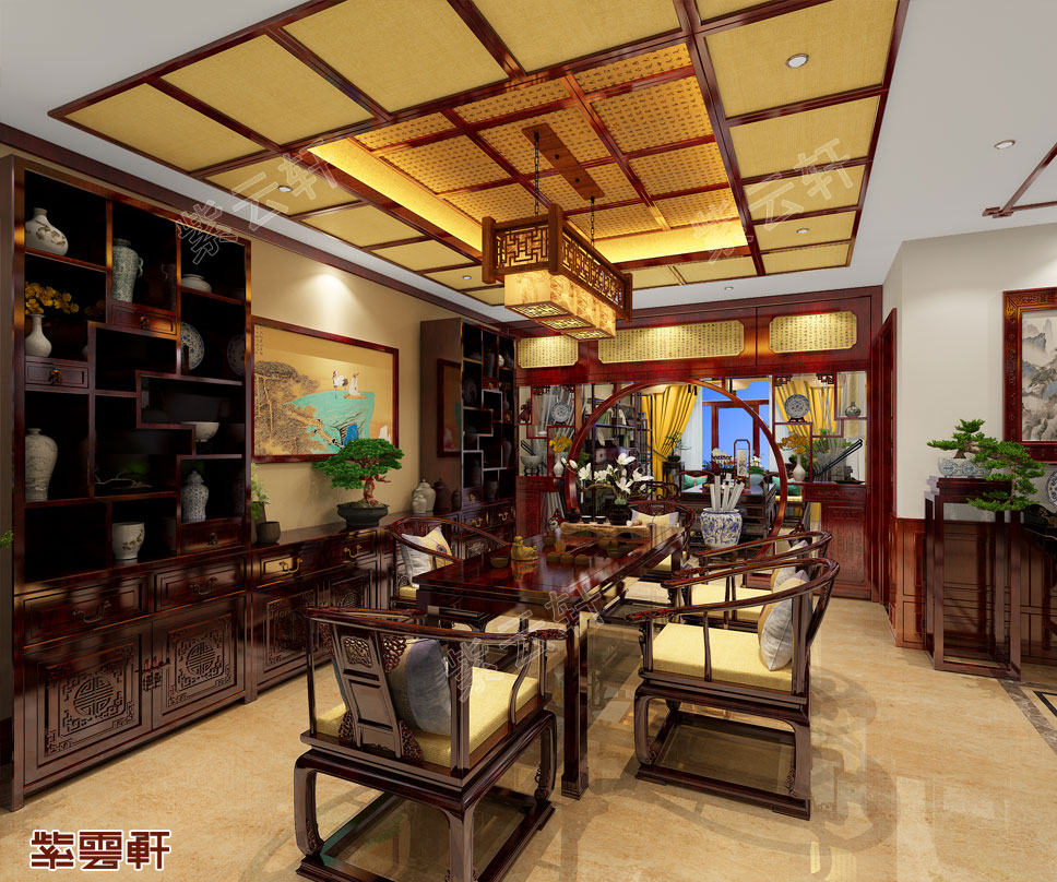 中式装修风格茶室