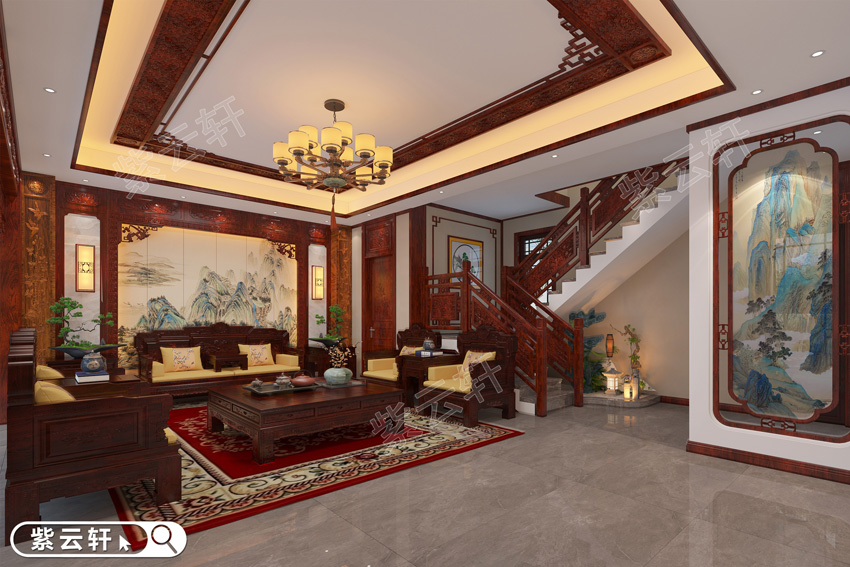 中式装修设计别墅带您感受进驻豪门世家的惬意