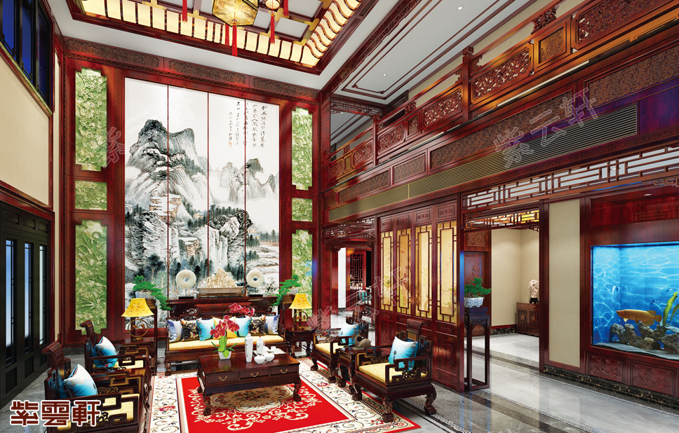 山西中式装修设计别墅融合传统文化彰显风雅气质