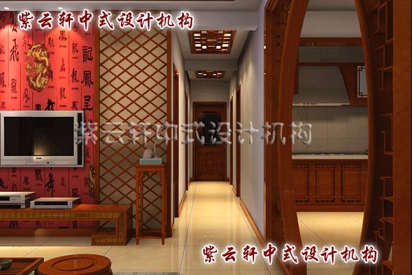 新中式装修设计过道：移步变景、处处是景