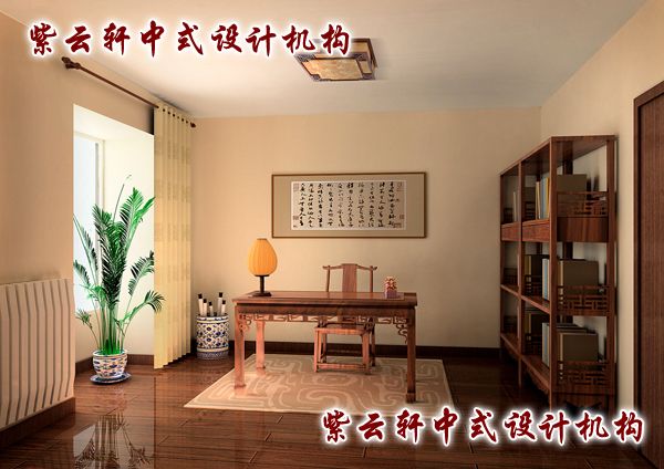 古典中式装修设计-可以调素琴,阅金经。 无丝竹之乱耳,无案牍之劳形。刘禹锡《陋室铭》再现