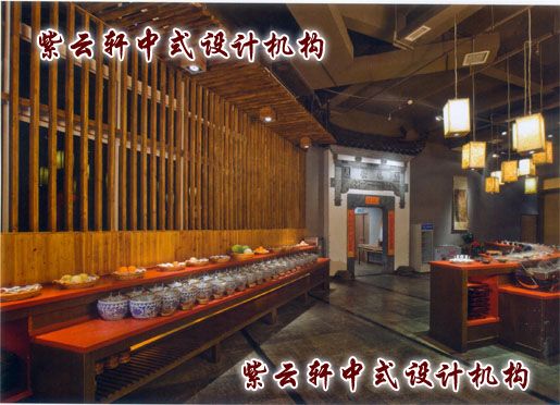 茶馆中式设计吧台：中式的大气与简炼