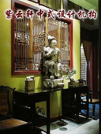 茶馆中式装修设计-过道:穿过时光的隧道