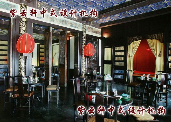 茶馆中式装修设计-大包间:简洁,更有休憩之所