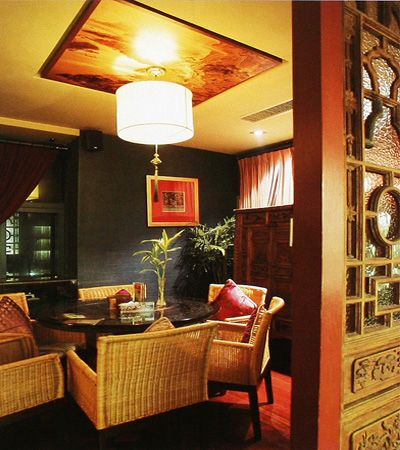 茶馆中式装修设计-包间角度