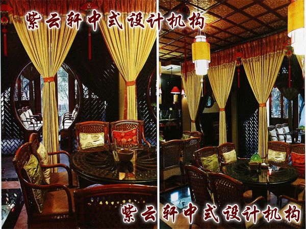 茶馆中式装修-包间：帷幔低垂，琴音缭绕，品山谷之幽泉，谈古今之雅趣