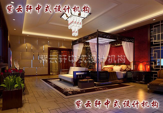 四合院中式卧室:用古典与浪漫打造出一个温馨的空间