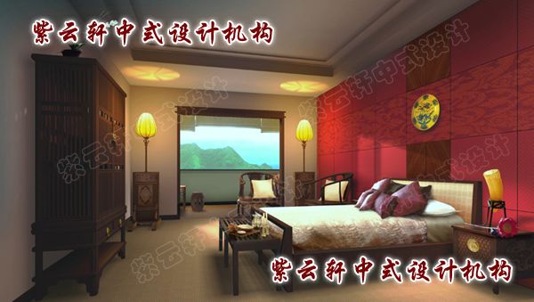 中式卧室：一室古色古香，温馨的情调