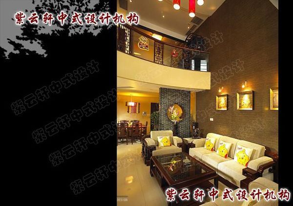 客厅：富贵与精致并存，古朴与典雅交融