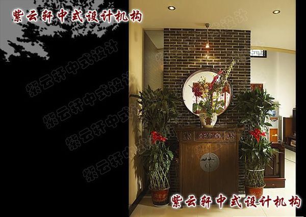 玄关：入室便见空谷幽，但闻书香扑鼻来