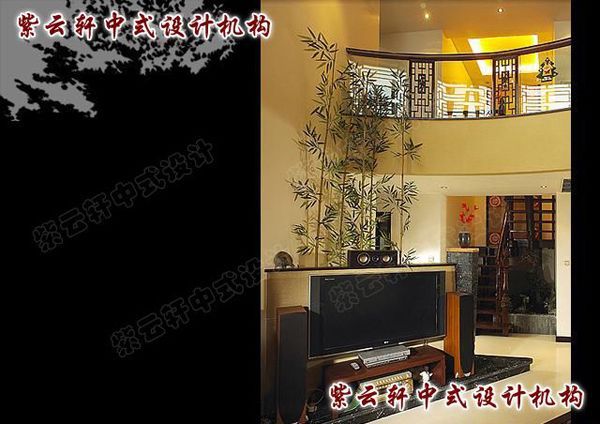 古朴典雅中式设计之客厅角度