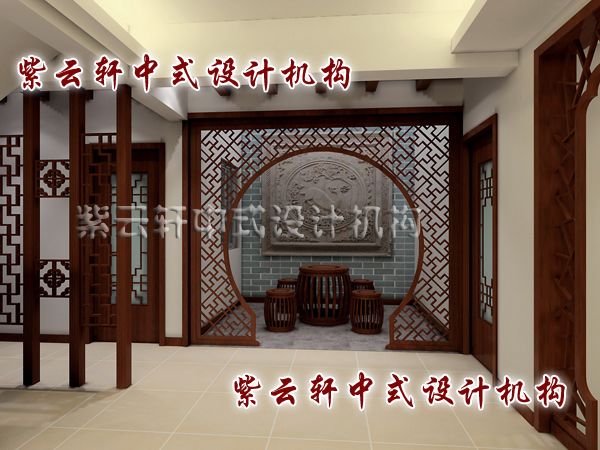 古典简约中式装修风格江南坊之采光天井