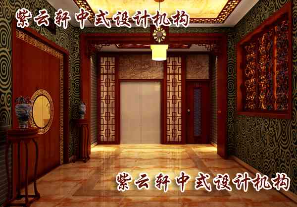 中式酒店过道装修设计