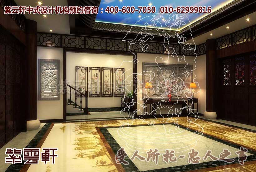 中式会馆效果图