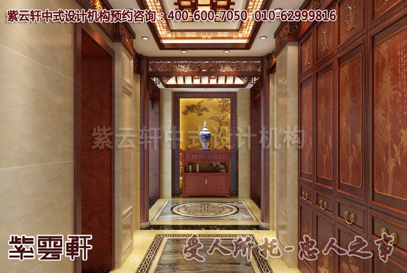 玄关中式装修效果图