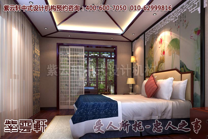 卧室中式设计效果图2