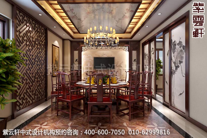 私人会所小包厢简约中式设计案例图