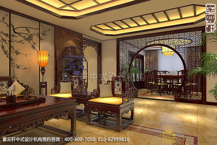 古典中式装修禅意设计住宅 刘宅餐厅